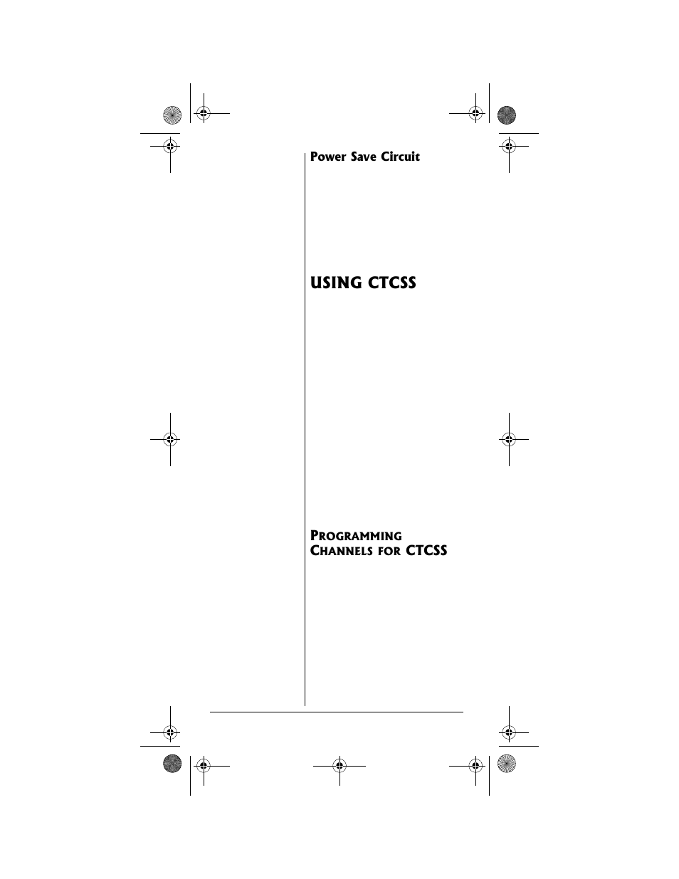 Using ctcss | Radio Shack PRO-99 User Manual | Page 36 / 76