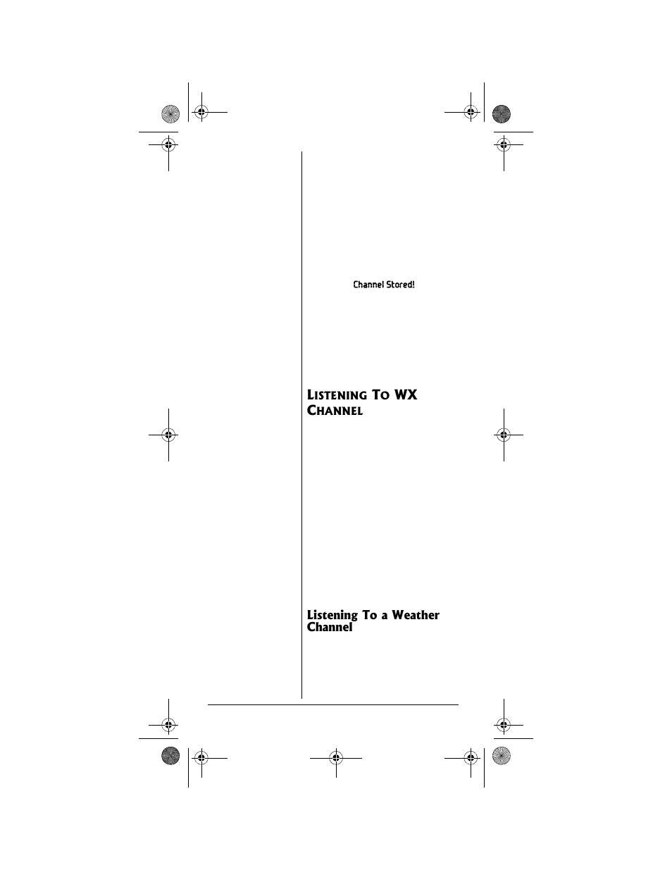 Wx c | Radio Shack PRO-99 User Manual | Page 48 / 76