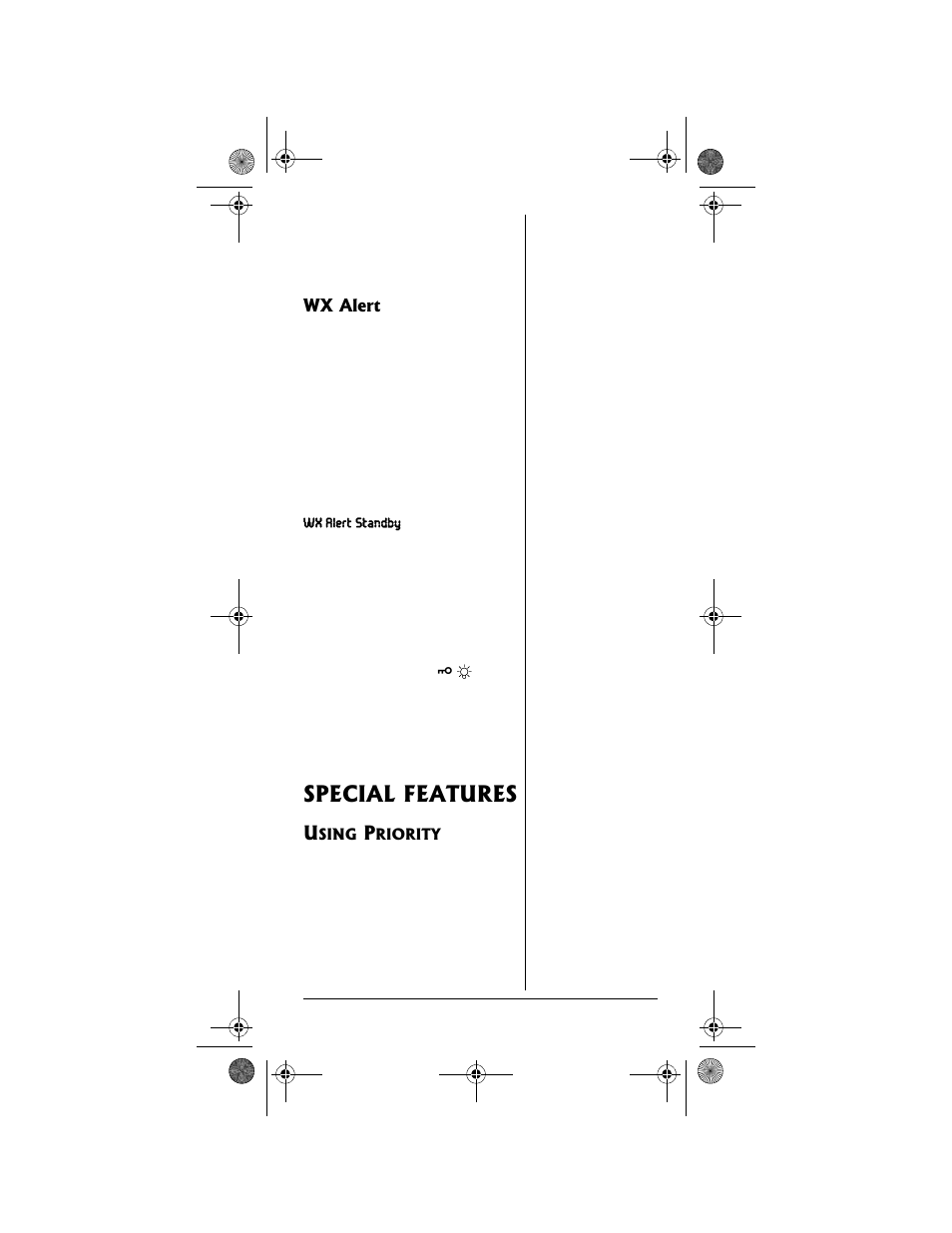 Special features | Radio Shack PRO-99 User Manual | Page 49 / 76