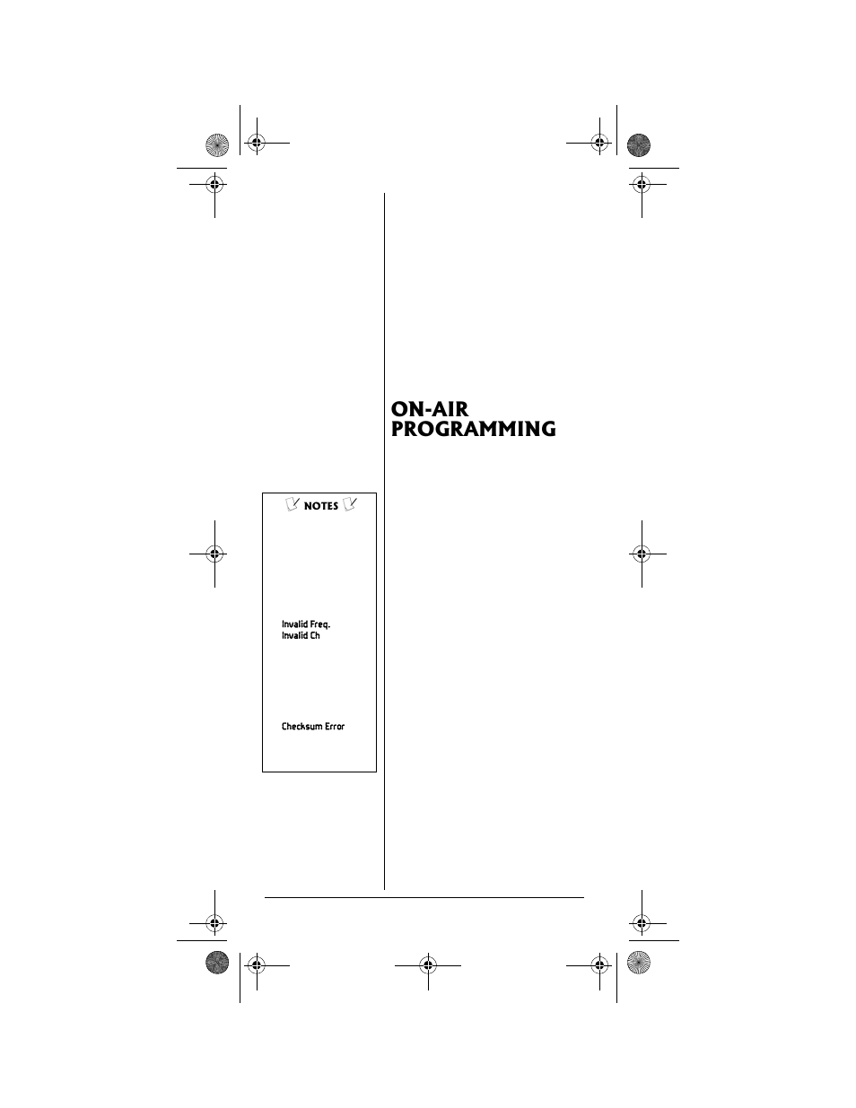 On-air programming | Radio Shack PRO-99 User Manual | Page 58 / 76