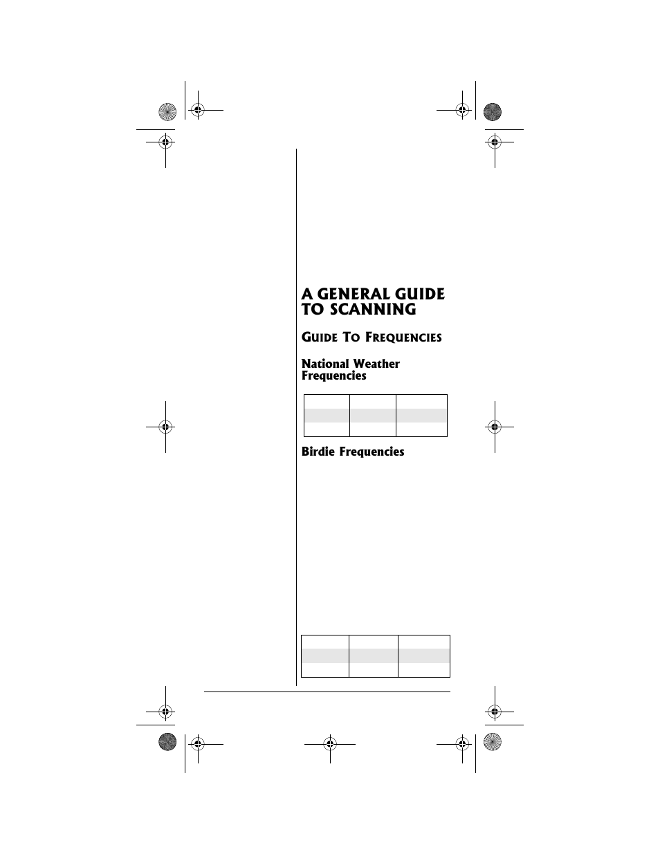 A general guide to scanning | Radio Shack PRO-99 User Manual | Page 60 / 76