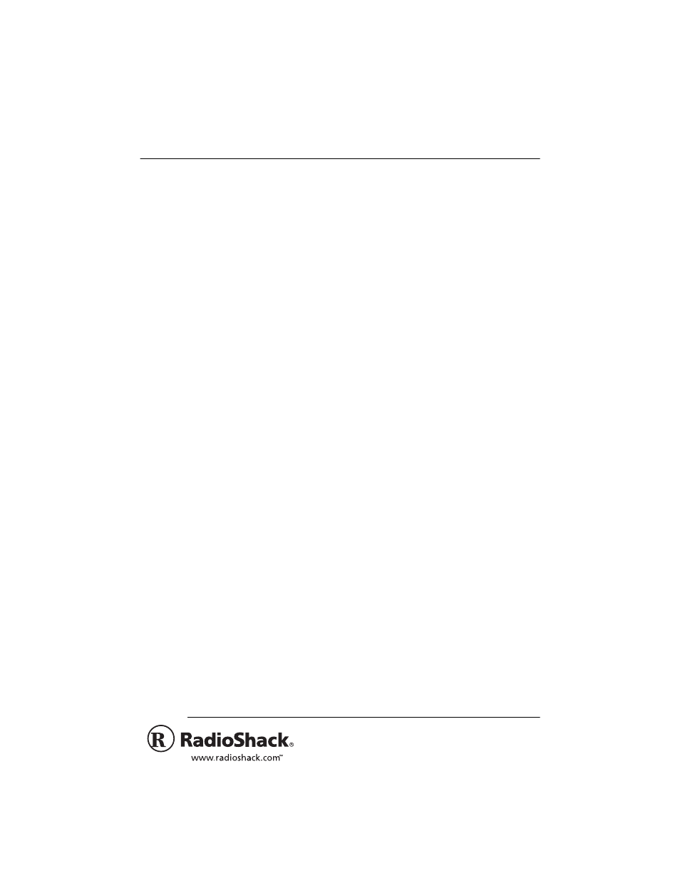 Radio Shack 33-1182 User Manual | 2 pages