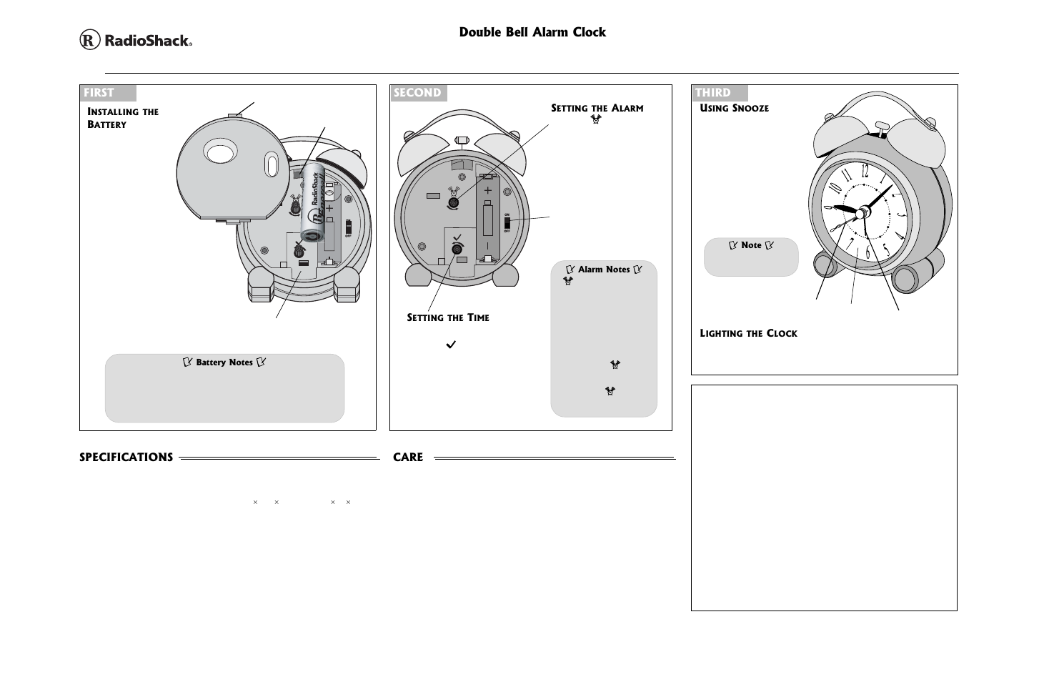 Radio Shack 63-1419 User Manual | 1 page