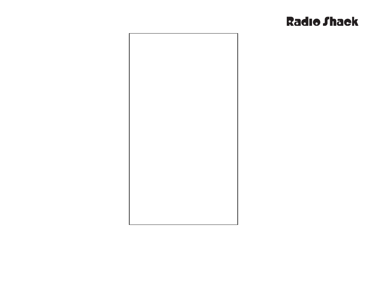 Radio Shack ET-293 User Manual | 2 pages