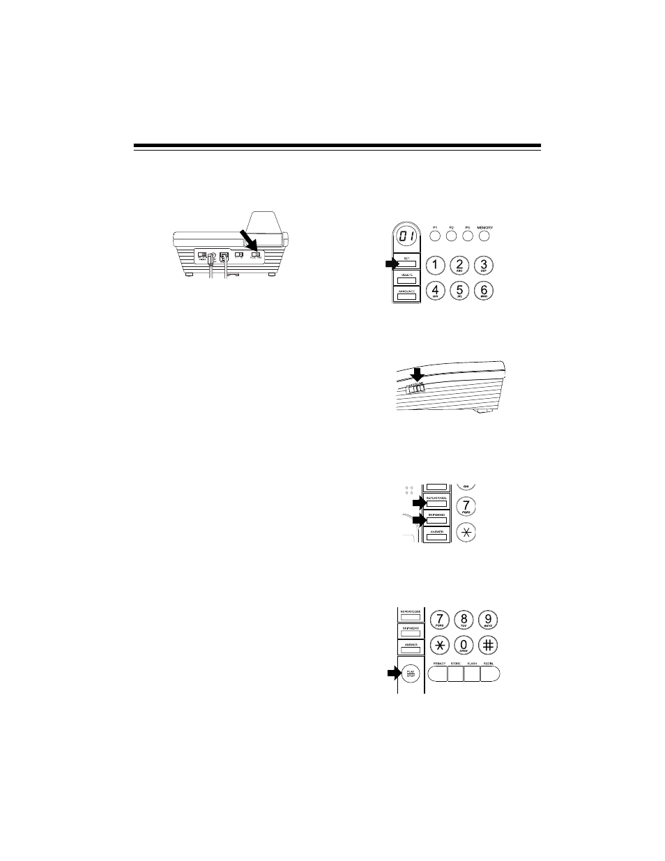 Setting the day and time | Radio Shack TAD-759 User Manual | Page 9 / 24