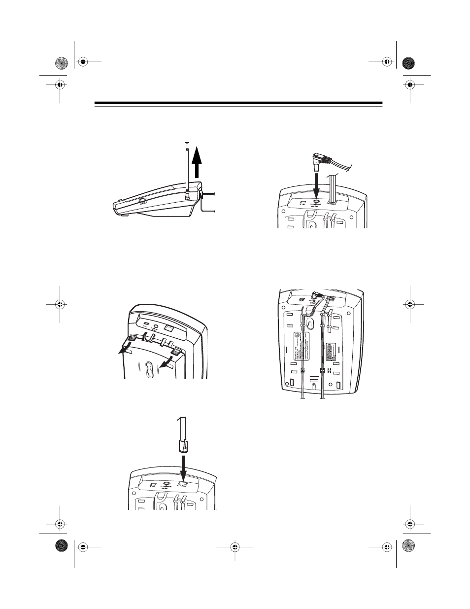 Mounting the base on a wall plate | Radio Shack ET-521 User Manual | Page 9 / 36