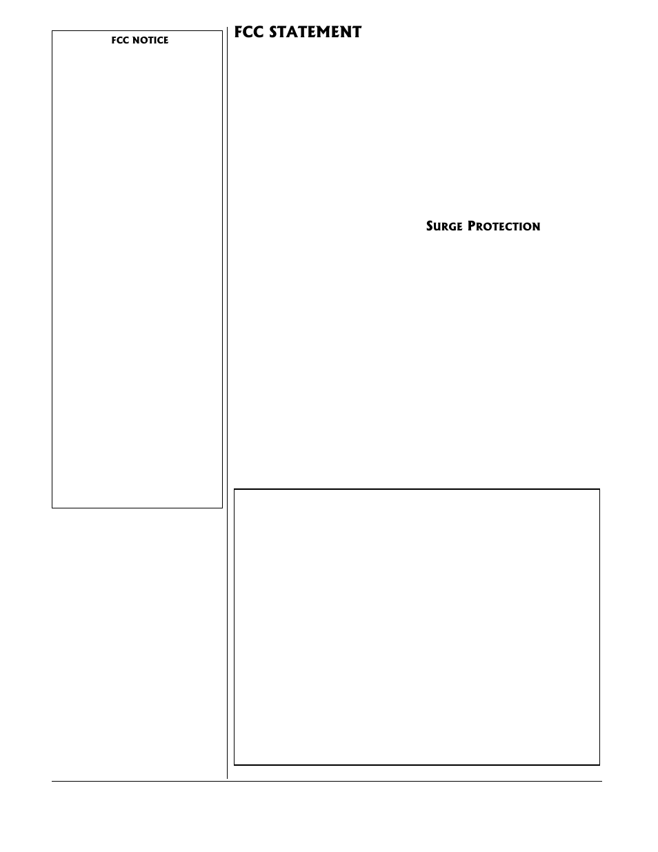 Fcc statement | Radio Shack 43-3910 User Manual | Page 4 / 4