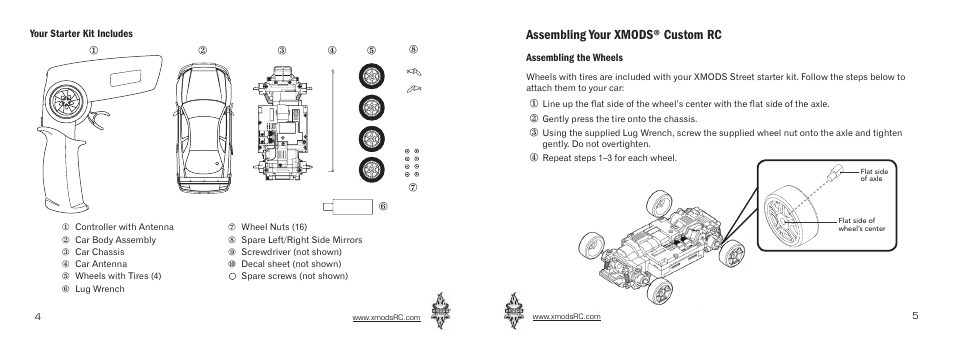 Assembling your xmods® custom rc | Radio Shack XMODS 60-437 User Manual | Page 3 / 11
