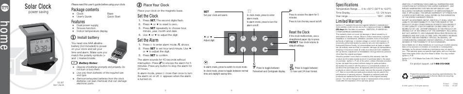 Radio Shack 63-267 User Manual | 1 page