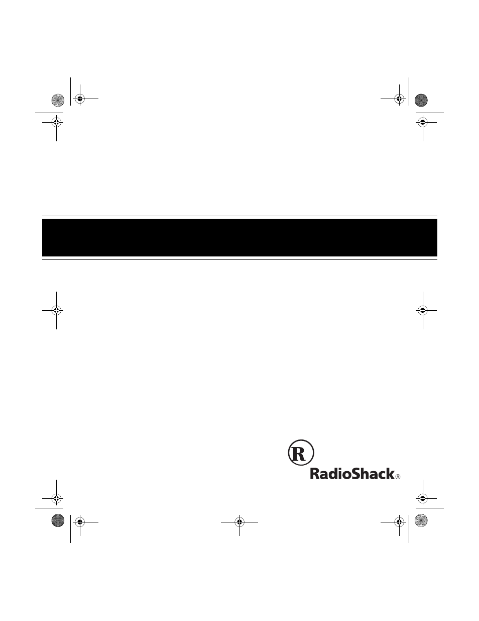 Radio Shack ET-1101 User Manual | 20 pages