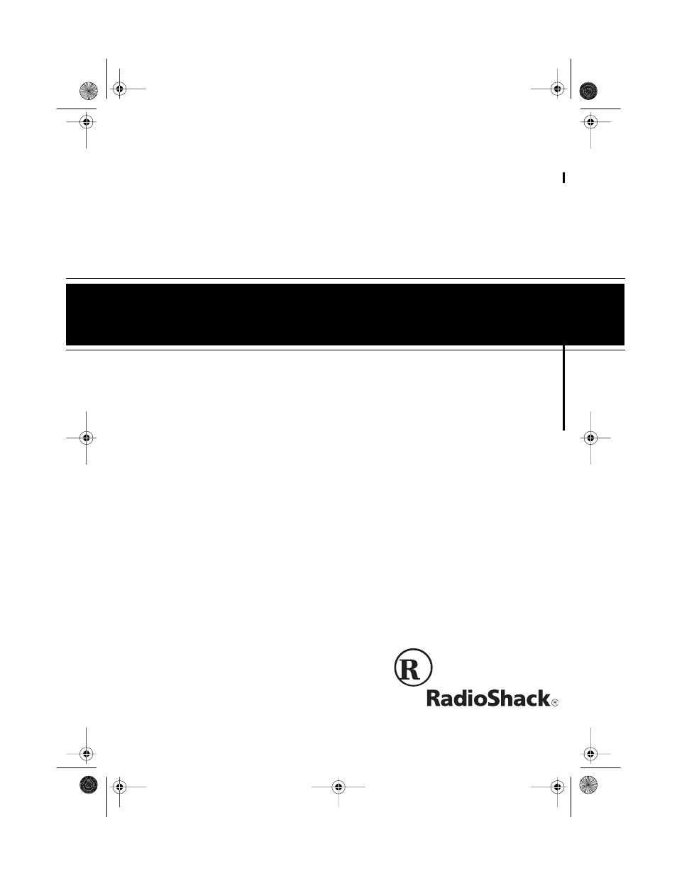 Radio Shack TAD-739 User Manual | 24 pages