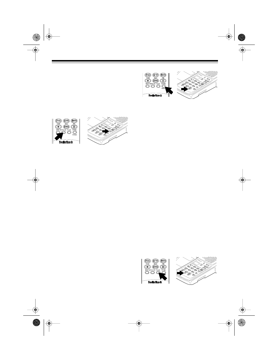 Using the intercom, Using redial, Using flash | Radio Shack TAD-1016 User Manual | Page 18 / 36