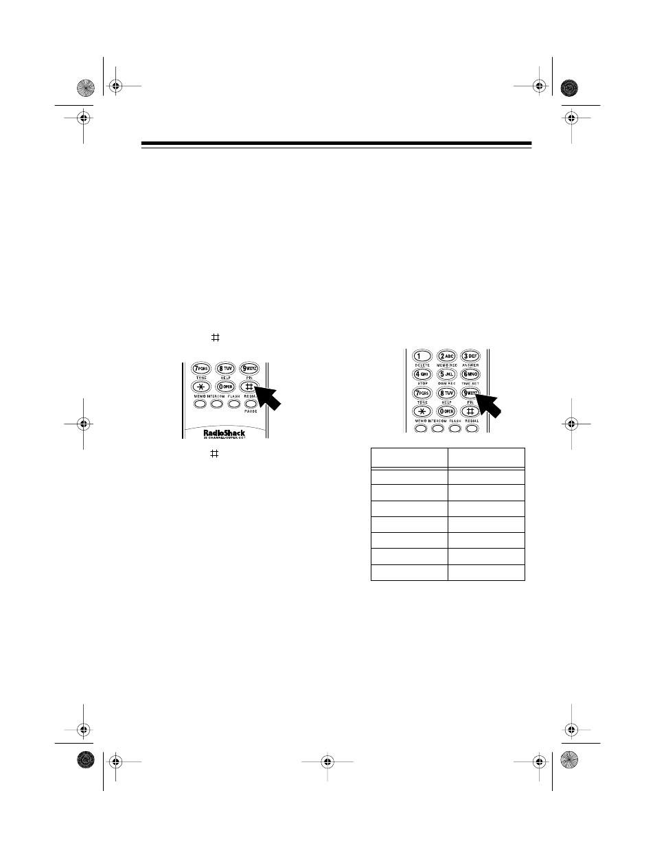 Setting the remote operation pin, Setting the day and time | Radio Shack TAD-1016 User Manual | Page 23 / 36