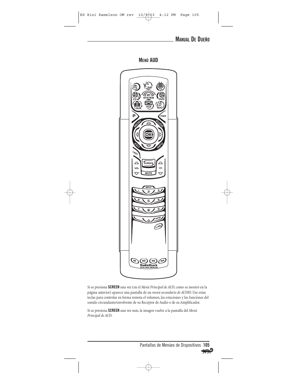 Radio Shack Univer 15-2138 User Manual | Page 105 / 132