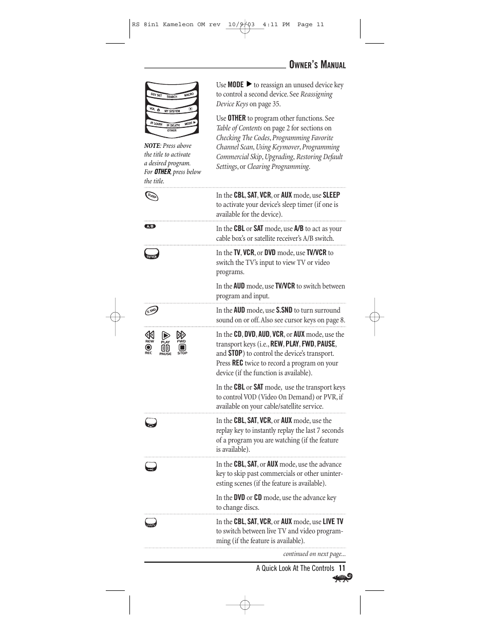 Radio Shack Univer 15-2138 User Manual | Page 11 / 132