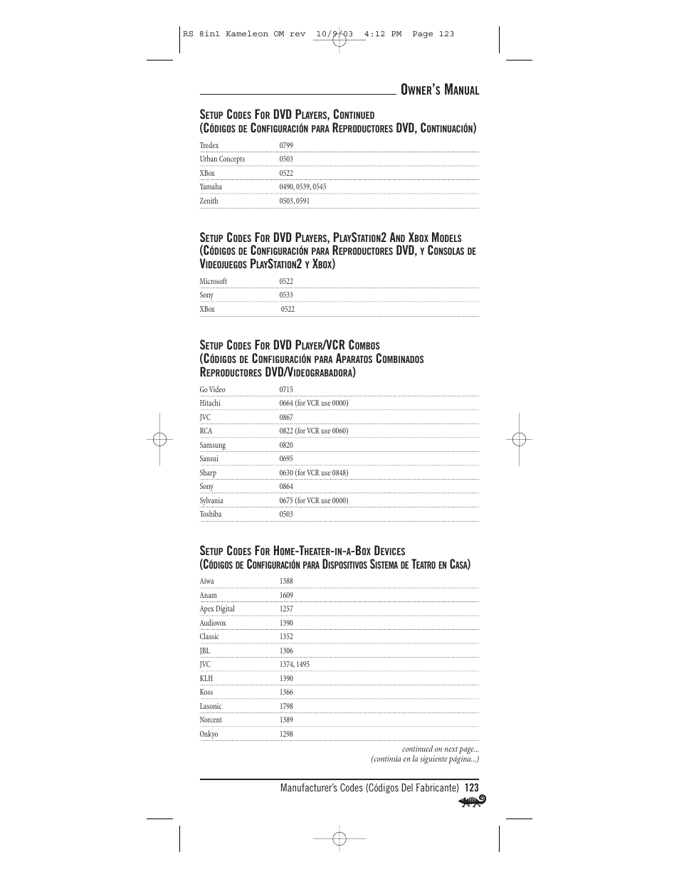 Radio Shack Univer 15-2138 User Manual | Page 123 / 132