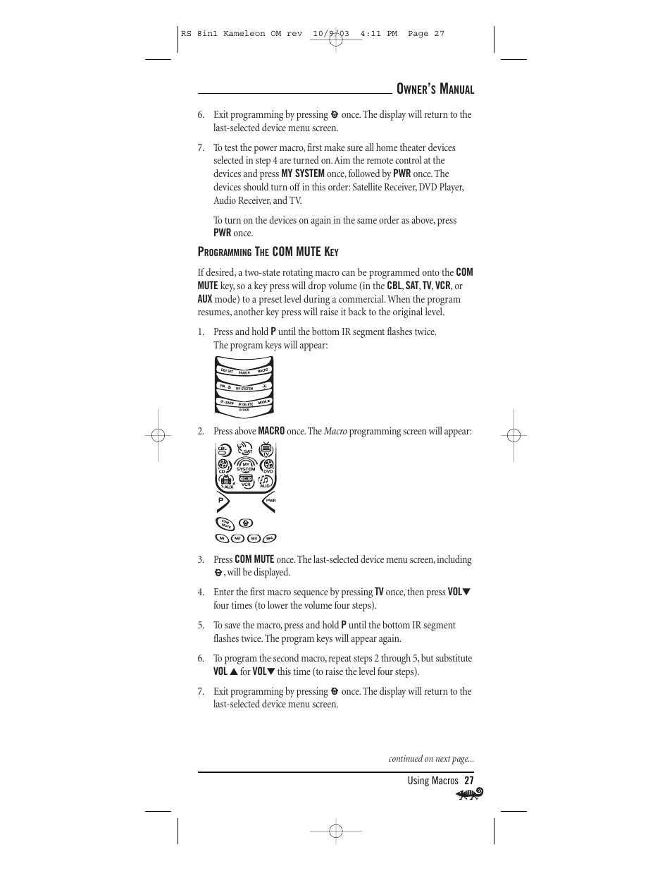 Radio Shack Univer 15-2138 User Manual | Page 27 / 132