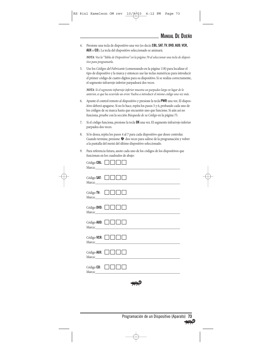 Radio Shack Univer 15-2138 User Manual | Page 73 / 132