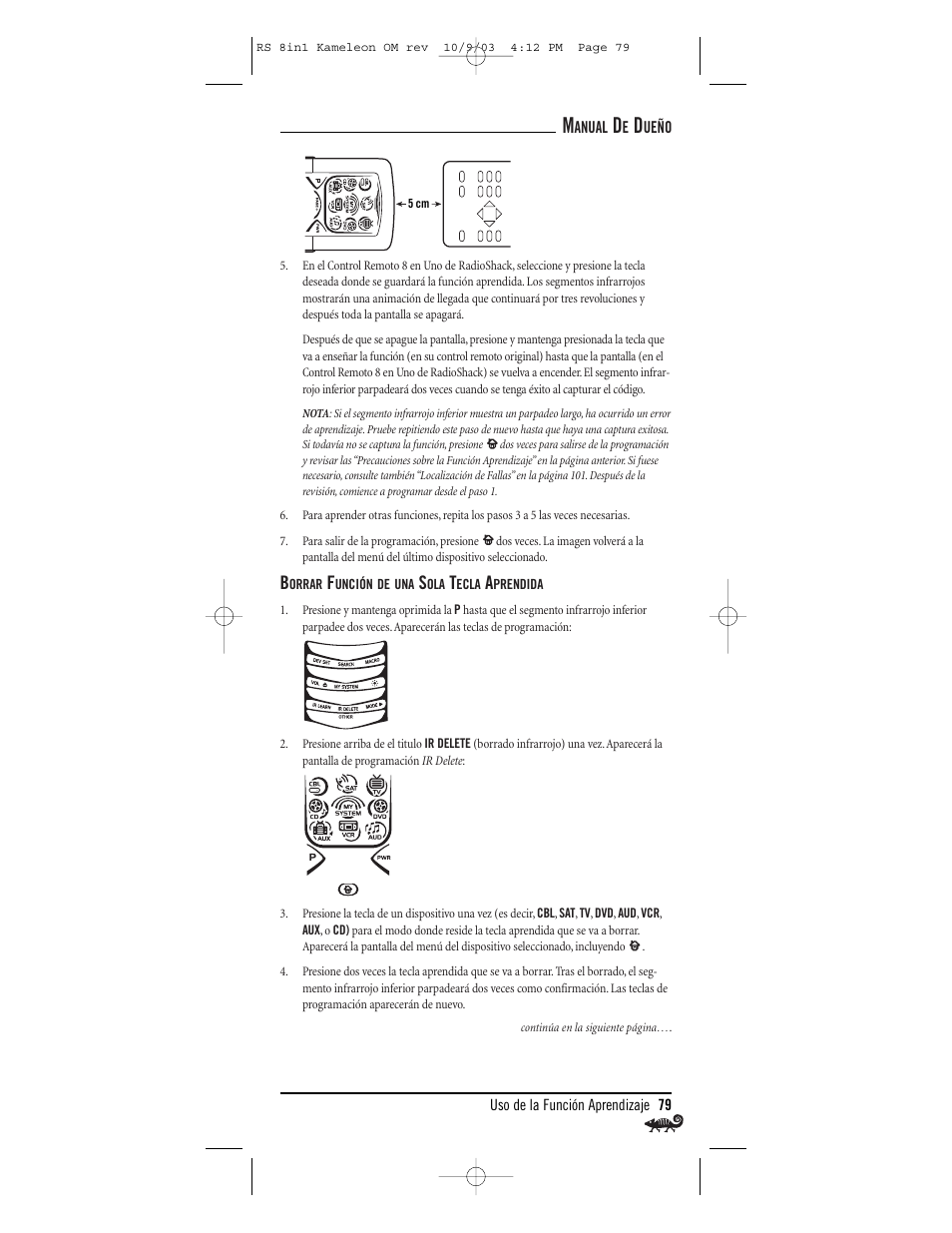 Radio Shack Univer 15-2138 User Manual | Page 79 / 132