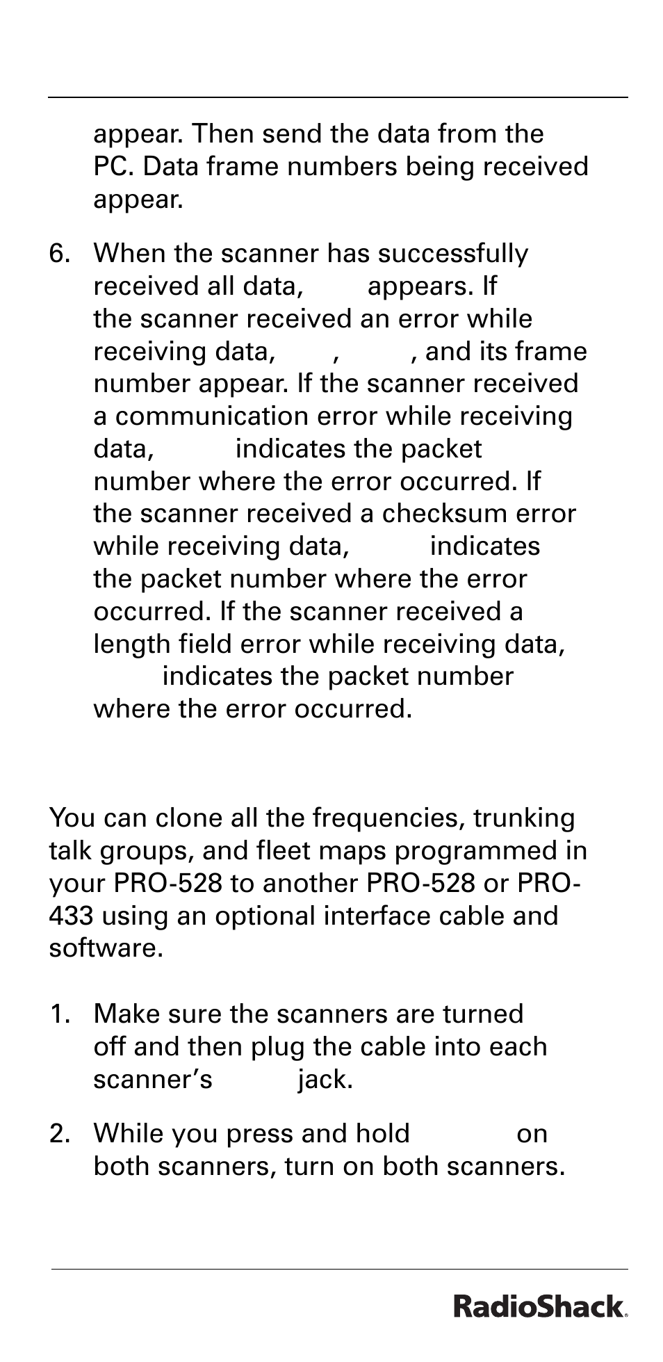 Beyond the basics, Cloning your scanner | Radio Shack PRO-528 User Manual | Page 37 / 92