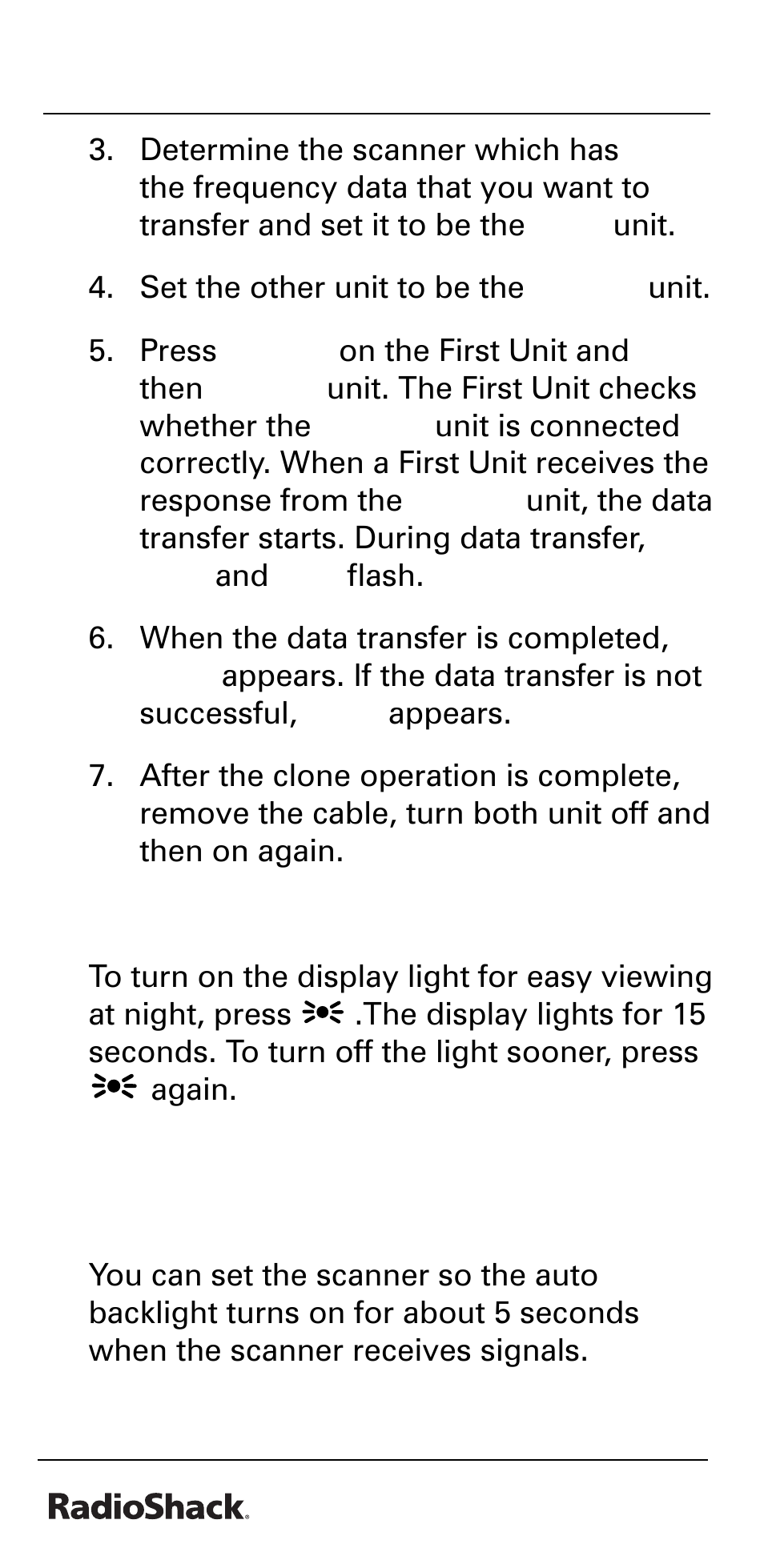 Beyond the basics, Using the display backlight, Using the auto backlight display | Radio Shack PRO-528 User Manual | Page 38 / 92