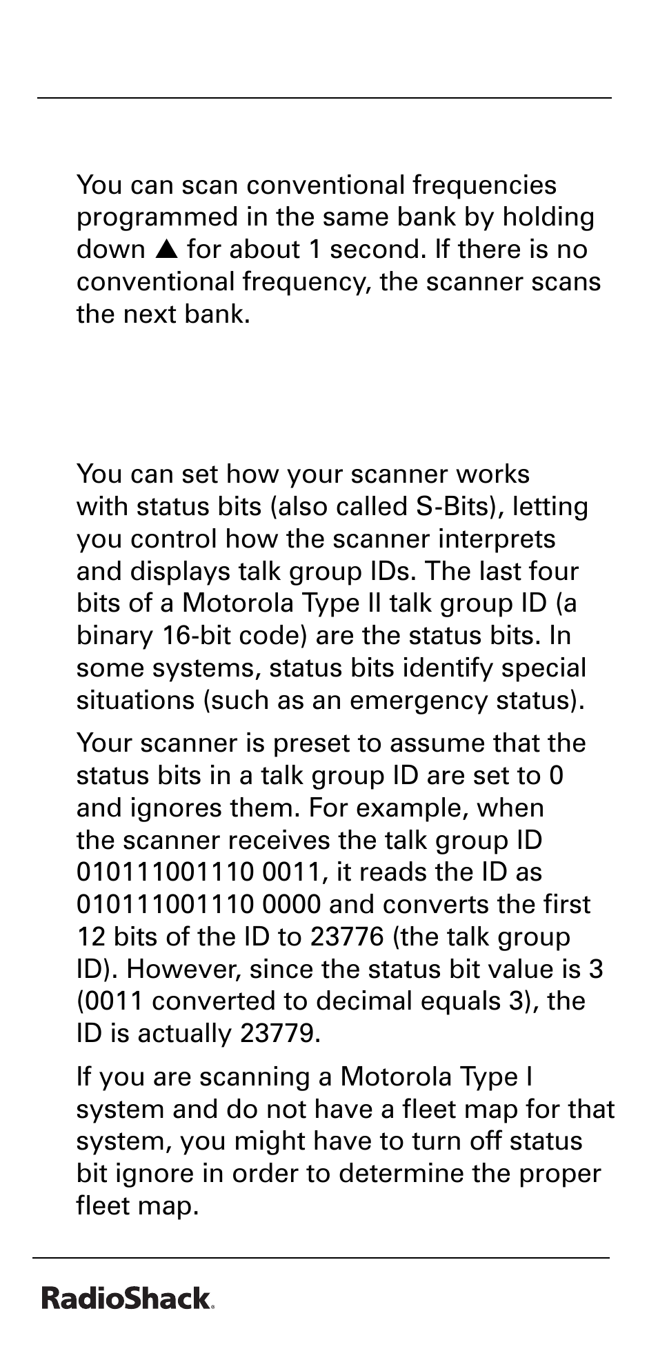 Radio Shack PRO-528 User Manual | Page 58 / 92