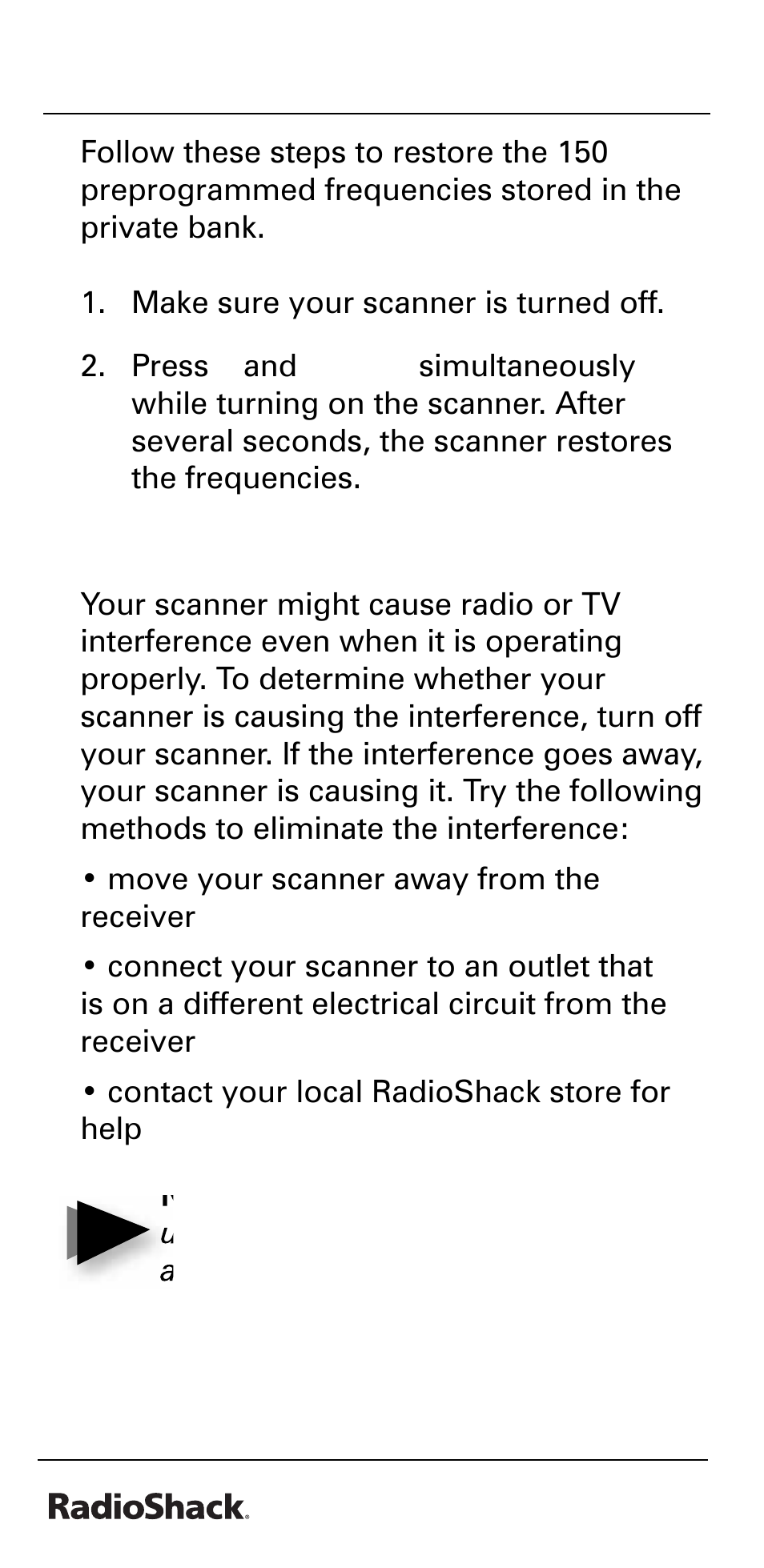 Beyond the basics, Fcc notice | Radio Shack PRO-528 User Manual | Page 84 / 92