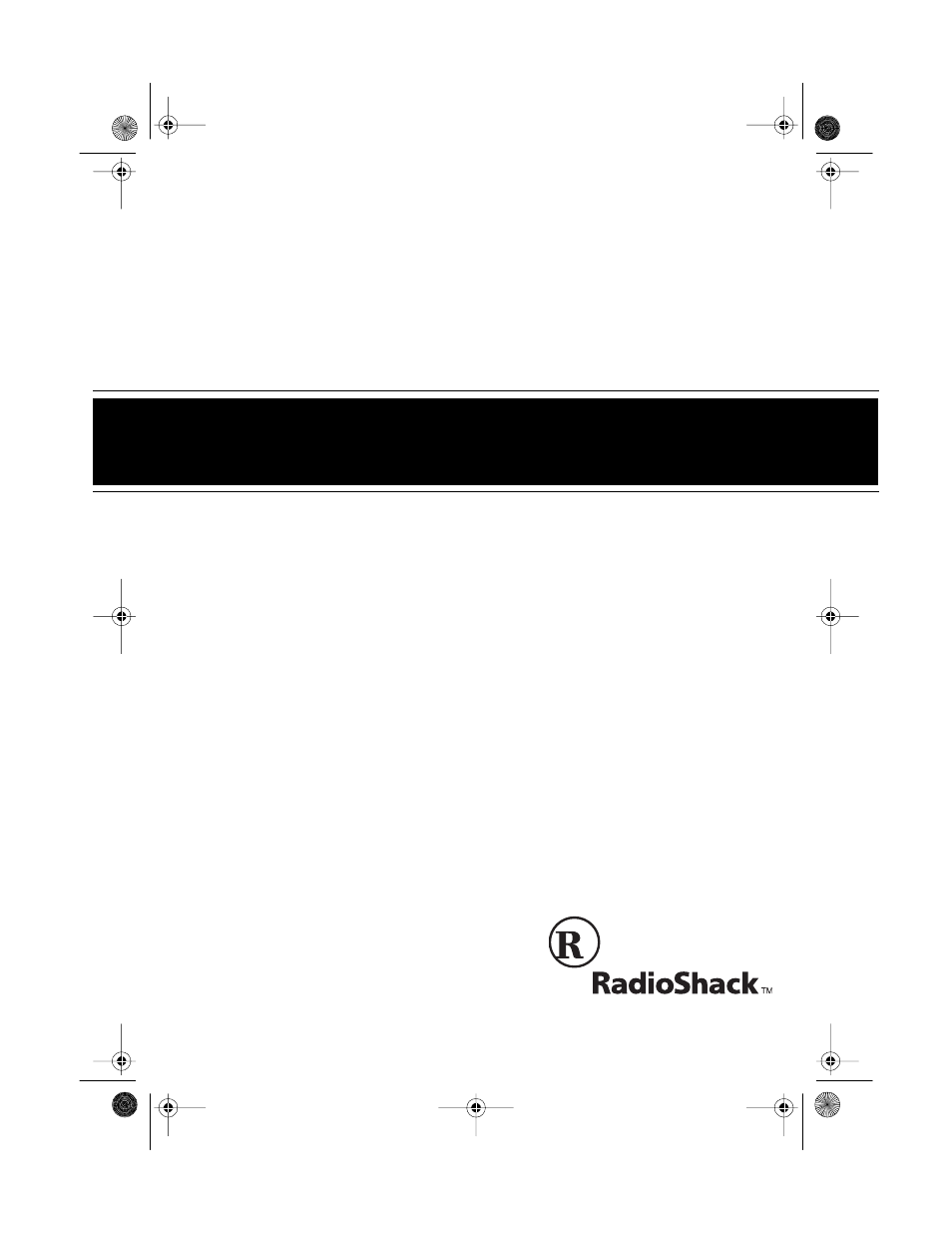 Radio Shack 1500 User Manual | 20 pages