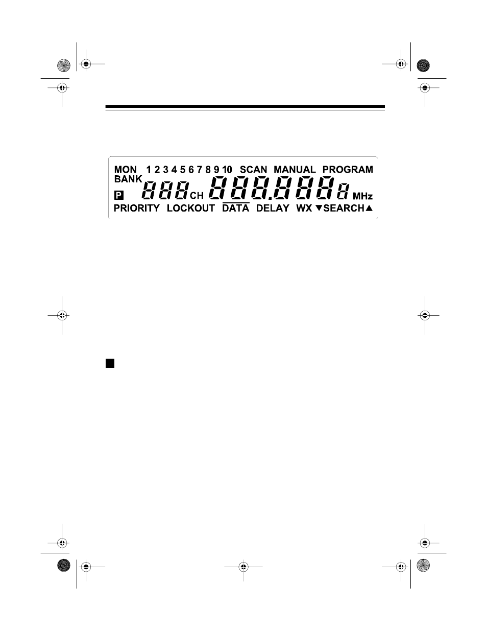 A look at the display | Radio Shack PRO-2048 User Manual | Page 15 / 44