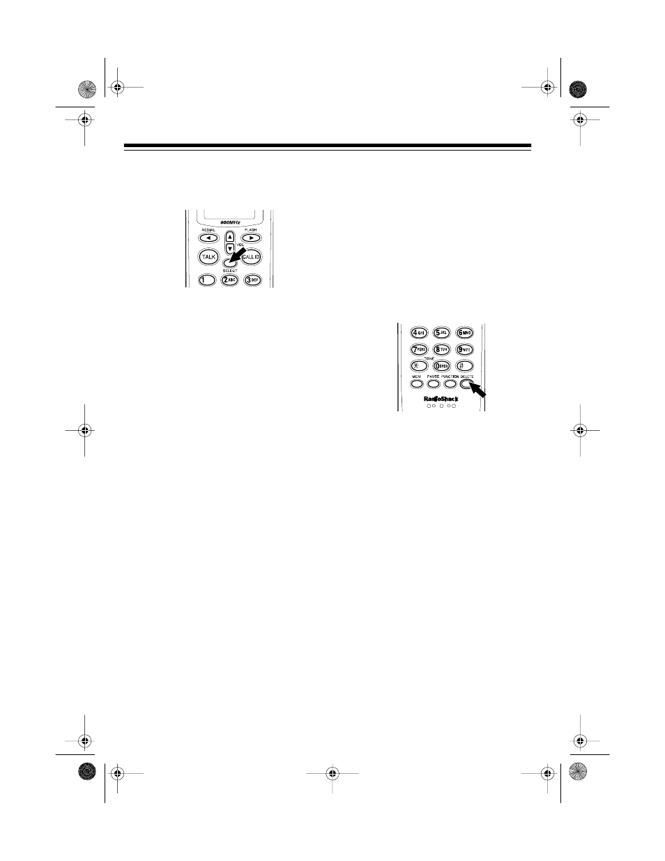 Deleting caller id records | Radio Shack ET-1102 User Manual | Page 22 / 28
