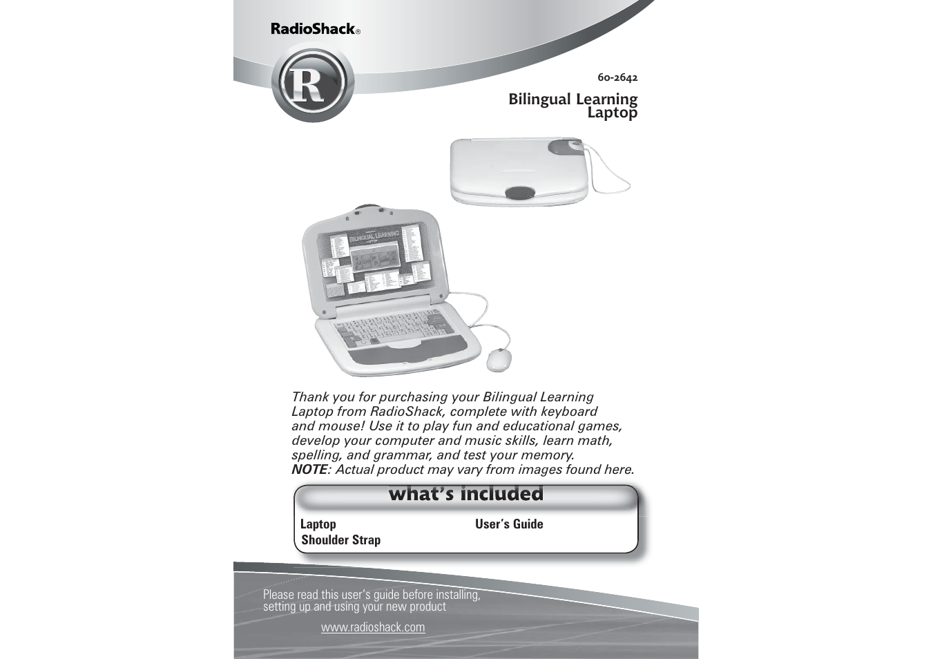 Radio Shack 60-2642 User Manual | 23 pages