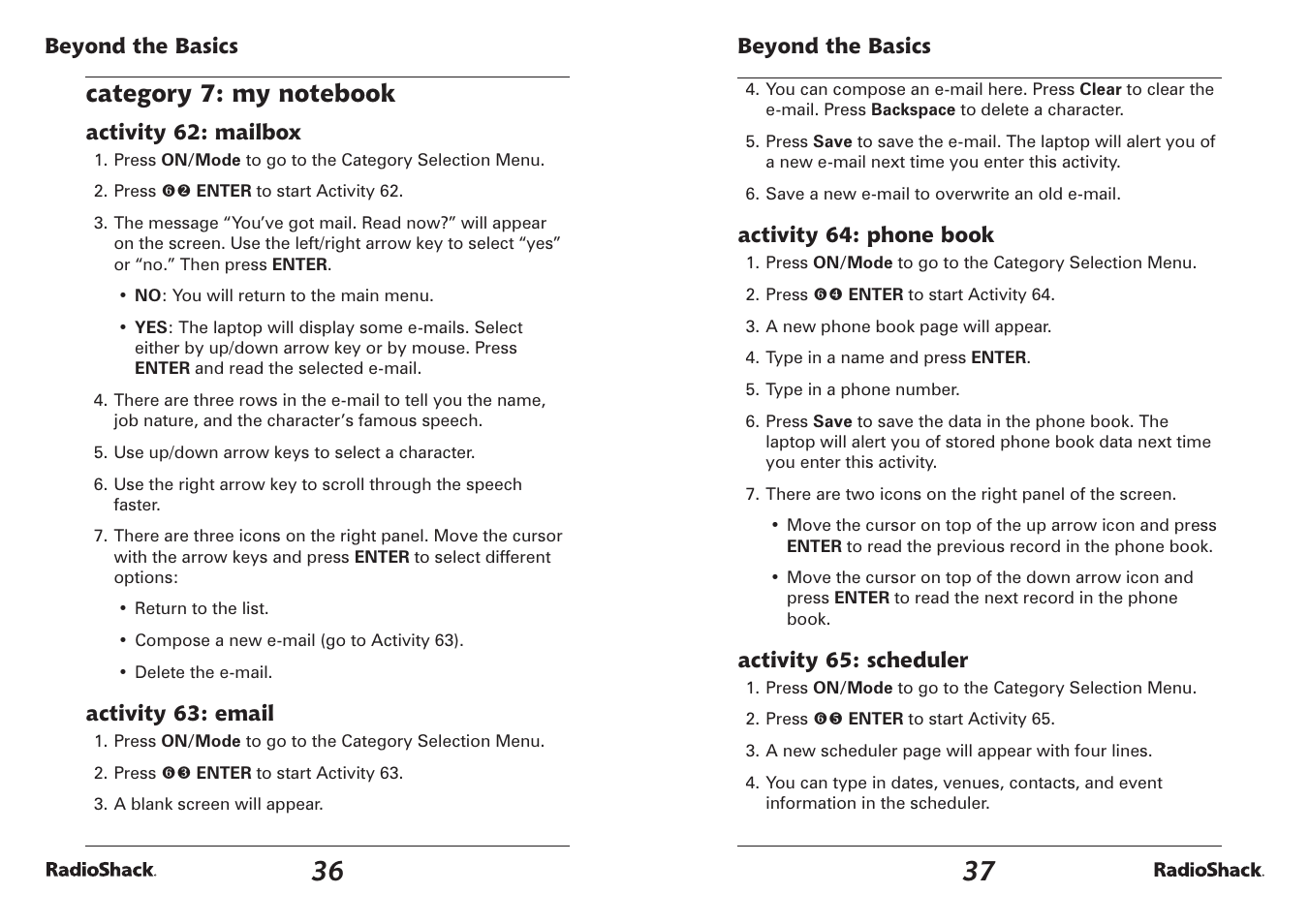 Radio Shack 60-2642 User Manual | Page 19 / 23