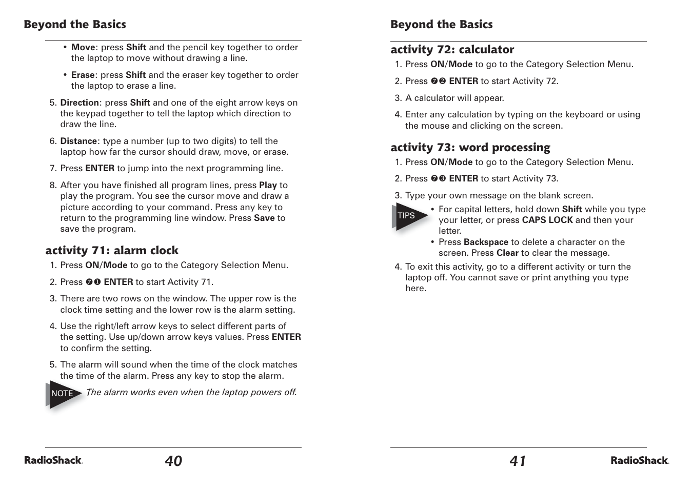Radio Shack 60-2642 User Manual | Page 21 / 23