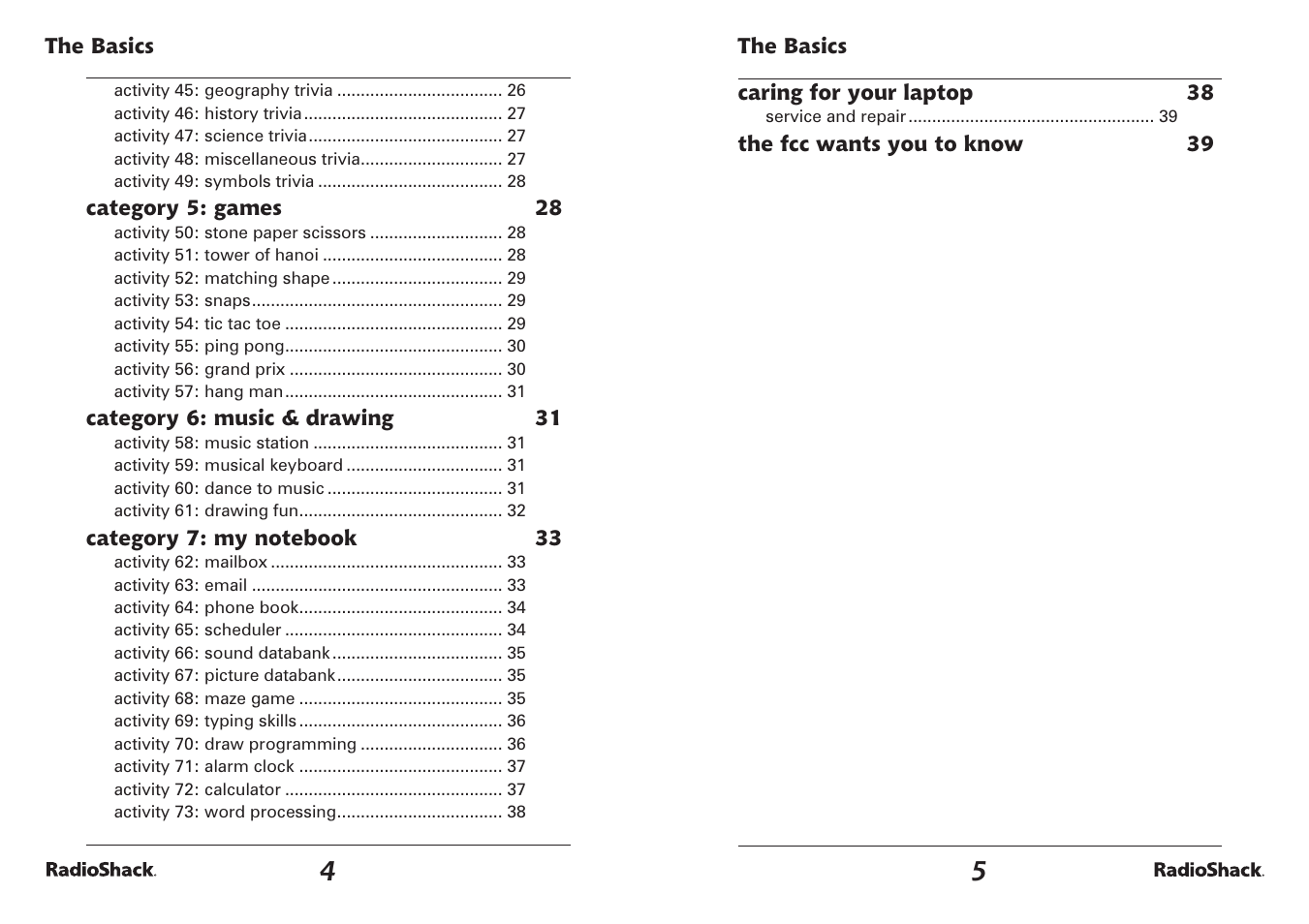 Radio Shack 60-2642 User Manual | Page 3 / 23