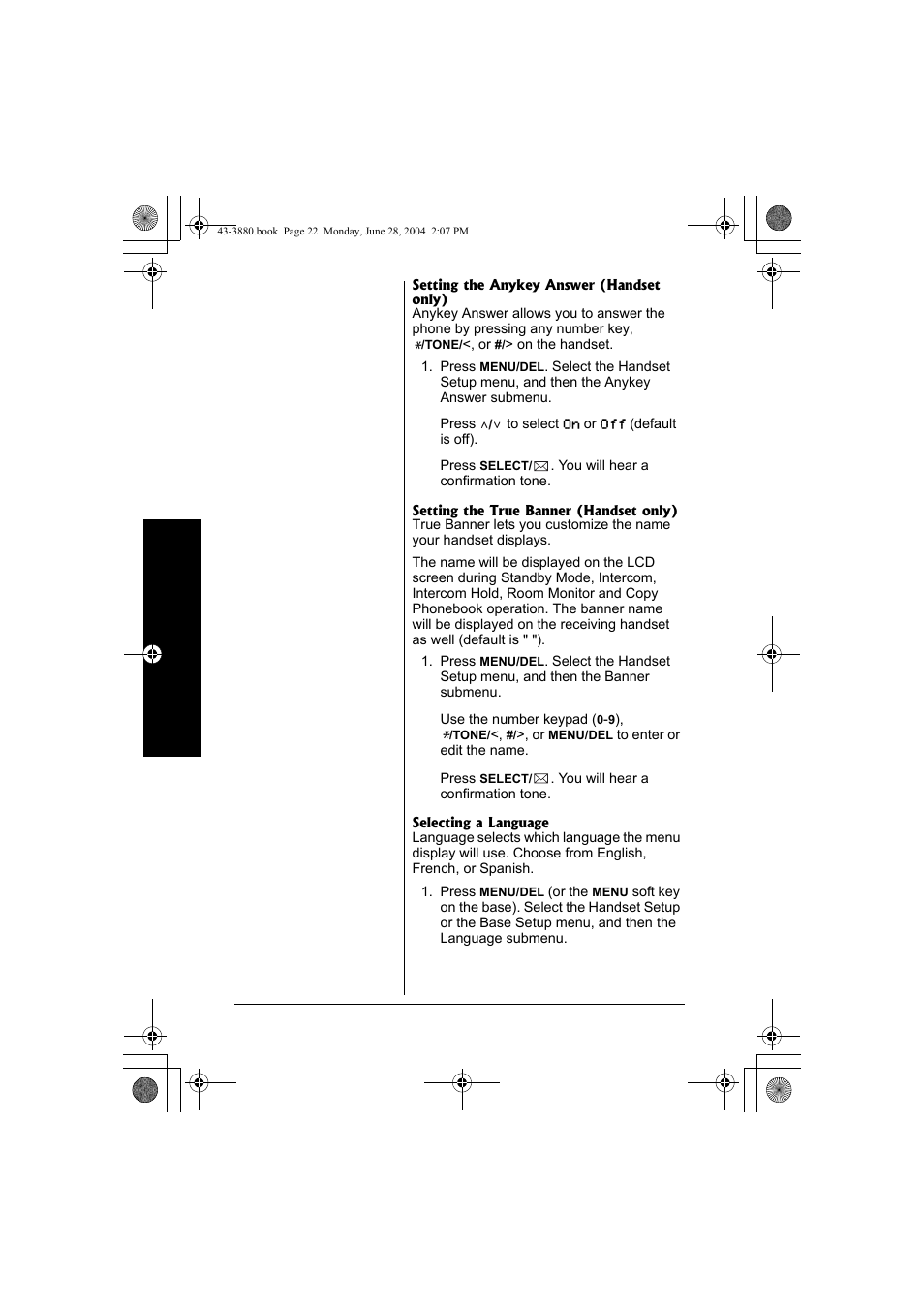 Radio Shack 43-3872 User Manual | Page 22 / 76