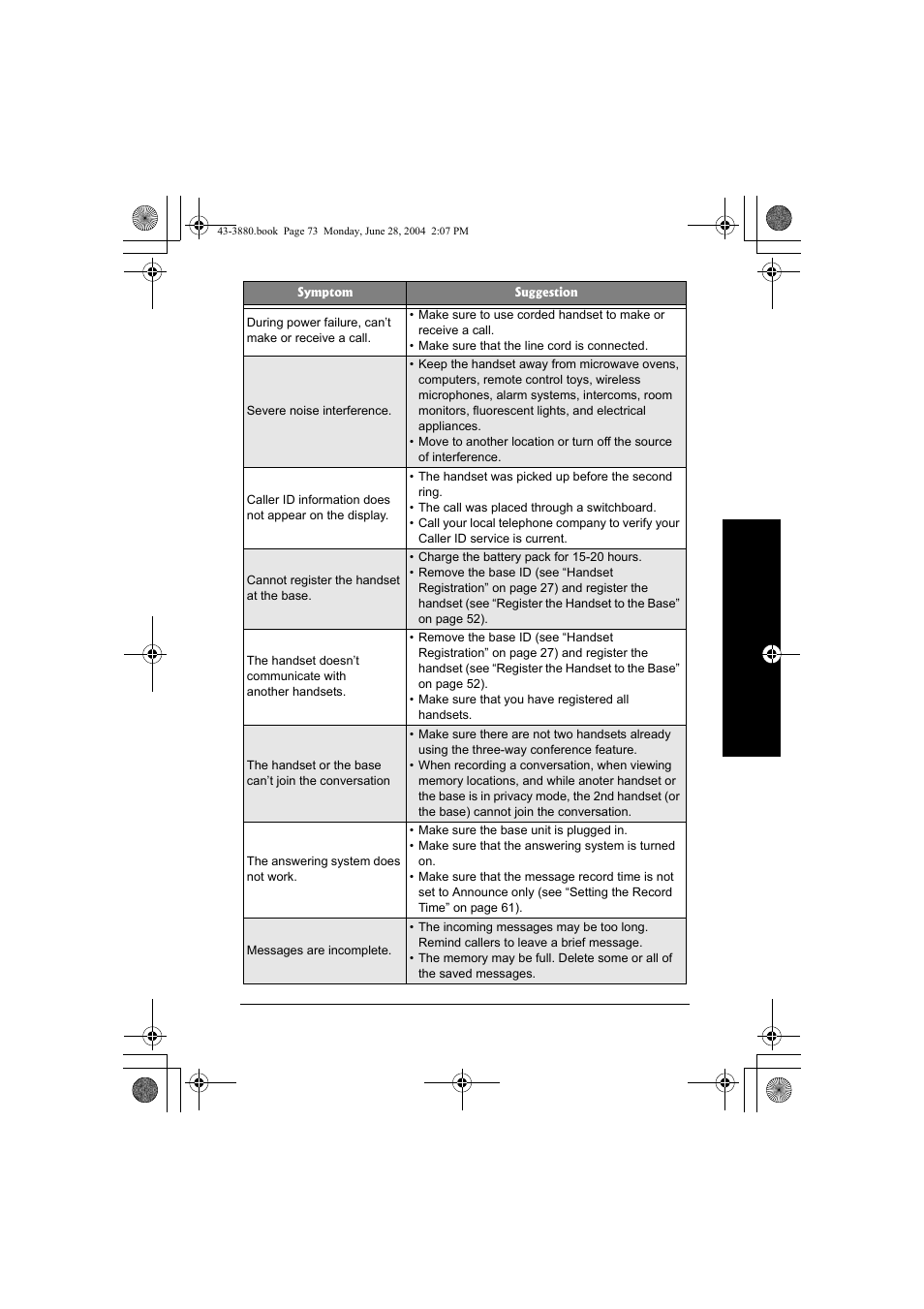 Radio Shack 43-3872 User Manual | Page 73 / 76