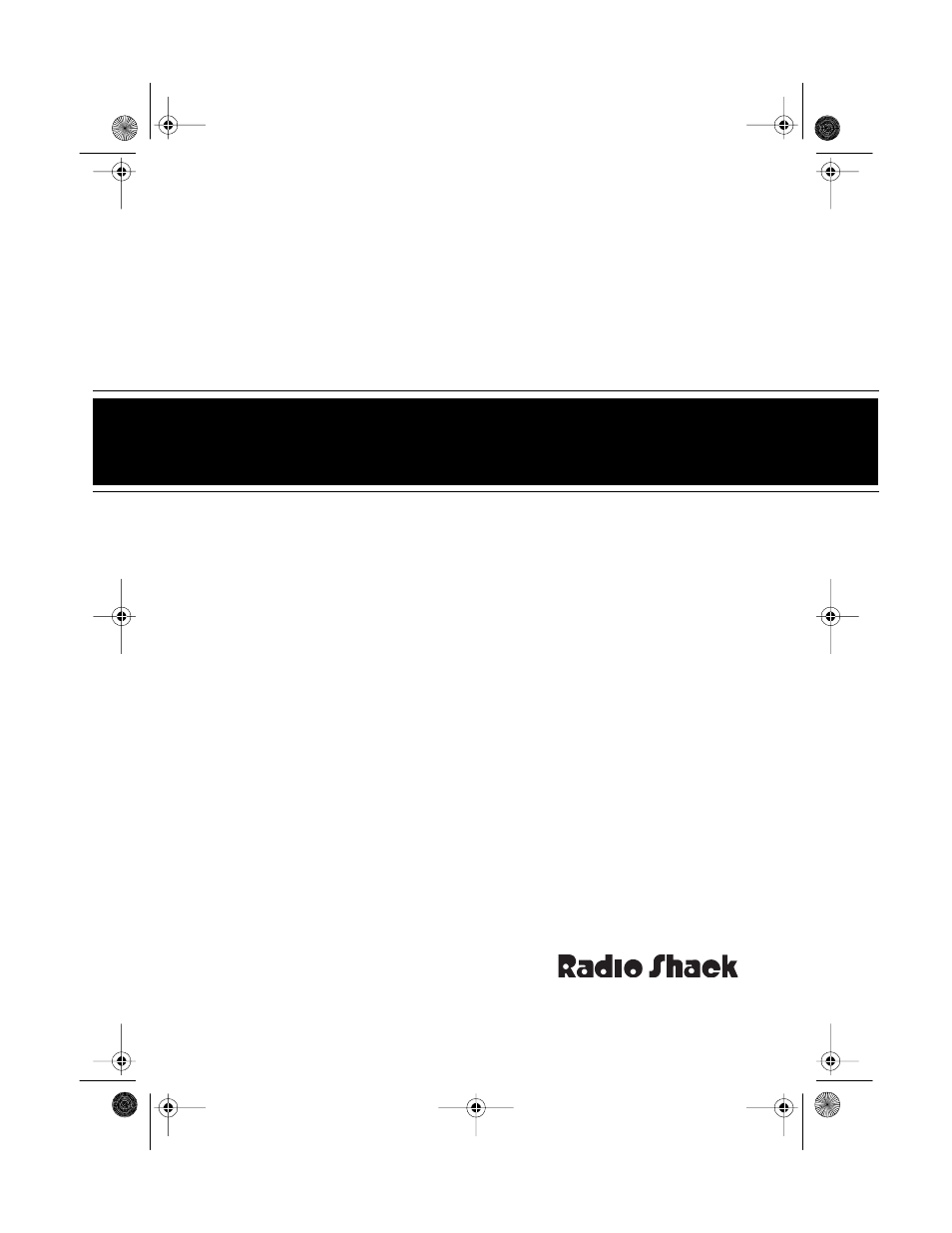 Radio Shack 32-3001 User Manual | 16 pages