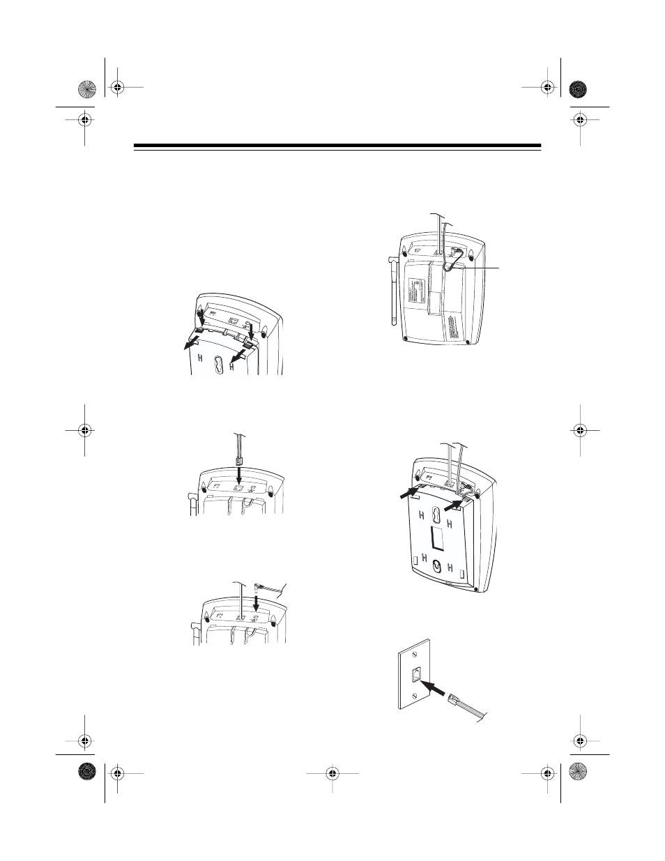 Placing the base on a desk top | Radio Shack ET-919 User Manual | Page 7 / 24