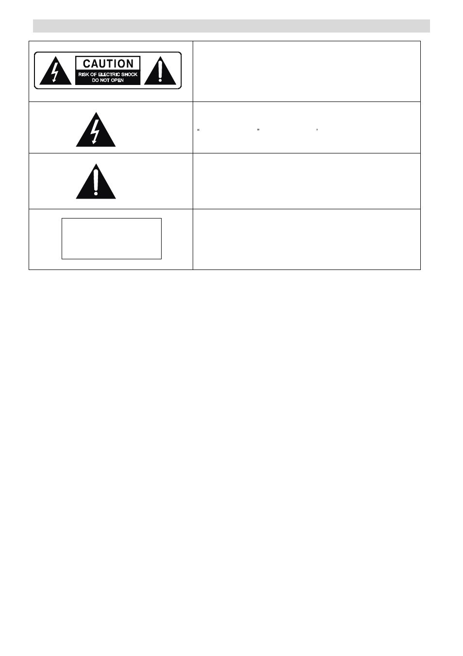 Safety information | Radio Shack PT-990A User Manual | Page 3 / 18