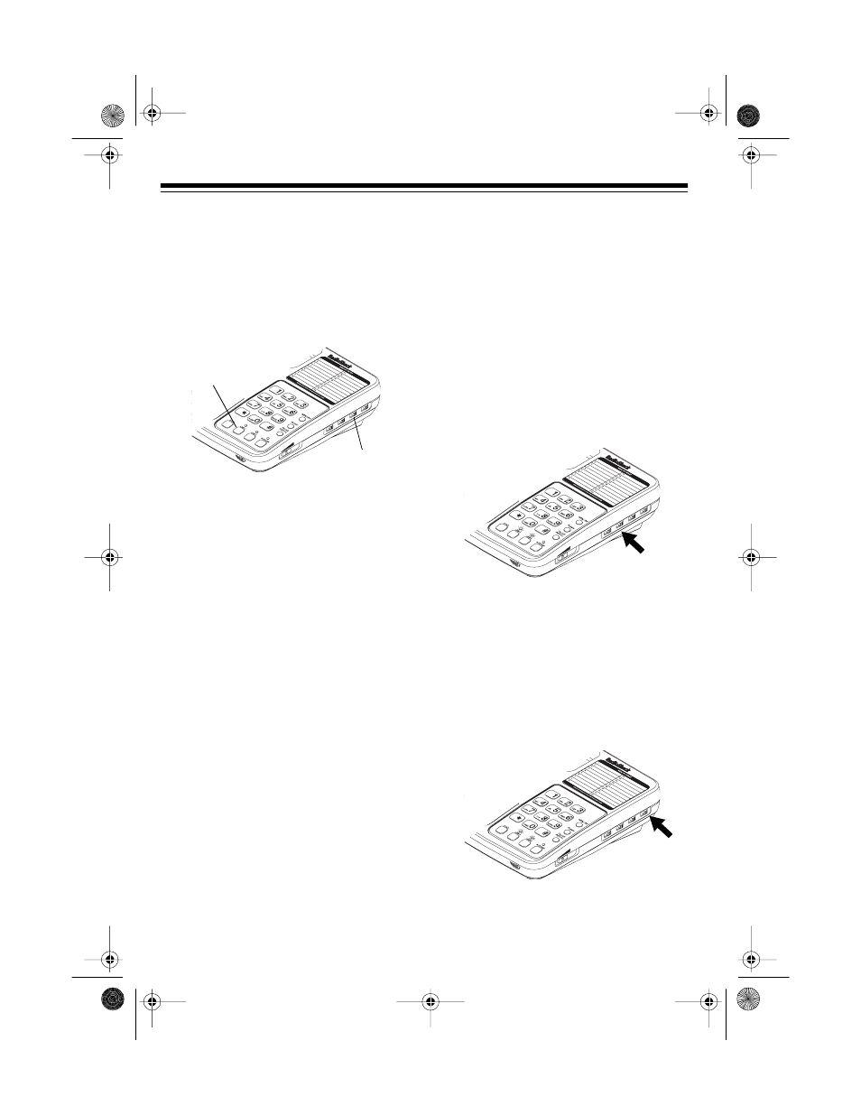 Setting the dialing mode, Setting the ringer volume, Setting the norm/ store switch | Press, For the desired line to, For normal operation | Radio Shack ET-652 User Manual | Page 8 / 20