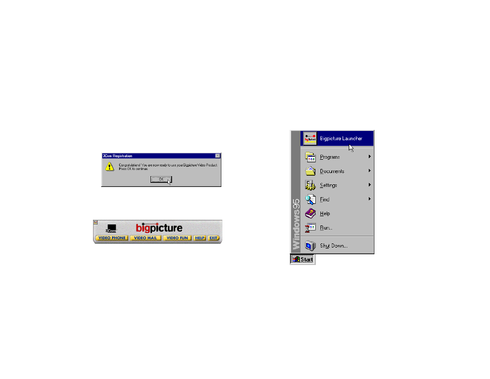 The bigpicture application launcher 28, The bigpicture application launcher | Radio Shack 3Com Bigpicture User Manual | Page 31 / 60