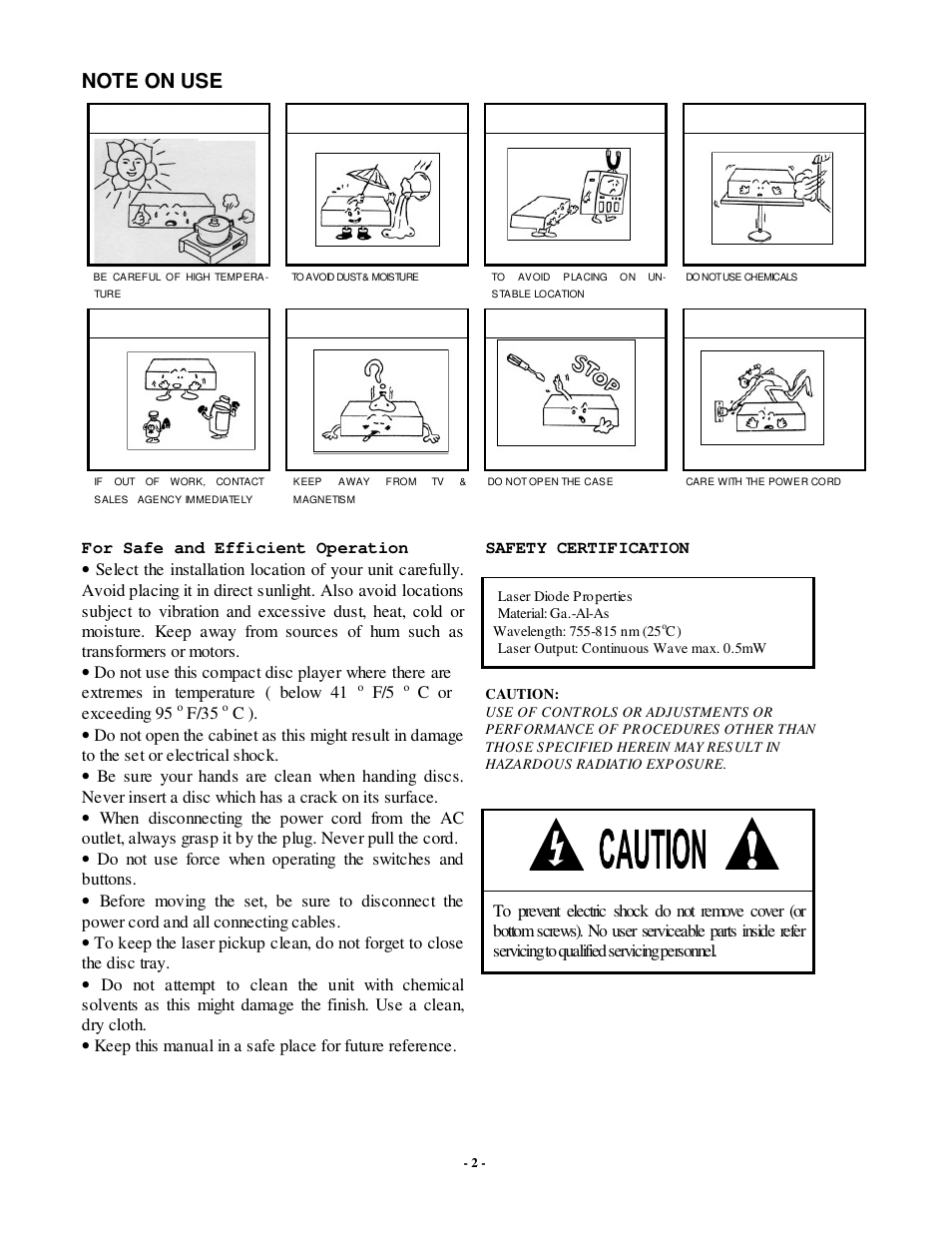 Radio Shack PDCD810 User Manual | Page 3 / 11