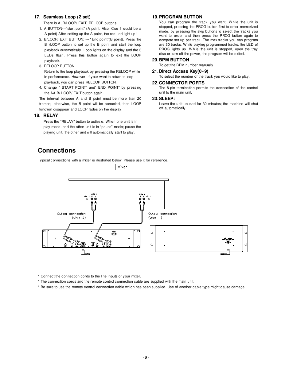Connections | Radio Shack PDCD810 User Manual | Page 6 / 11