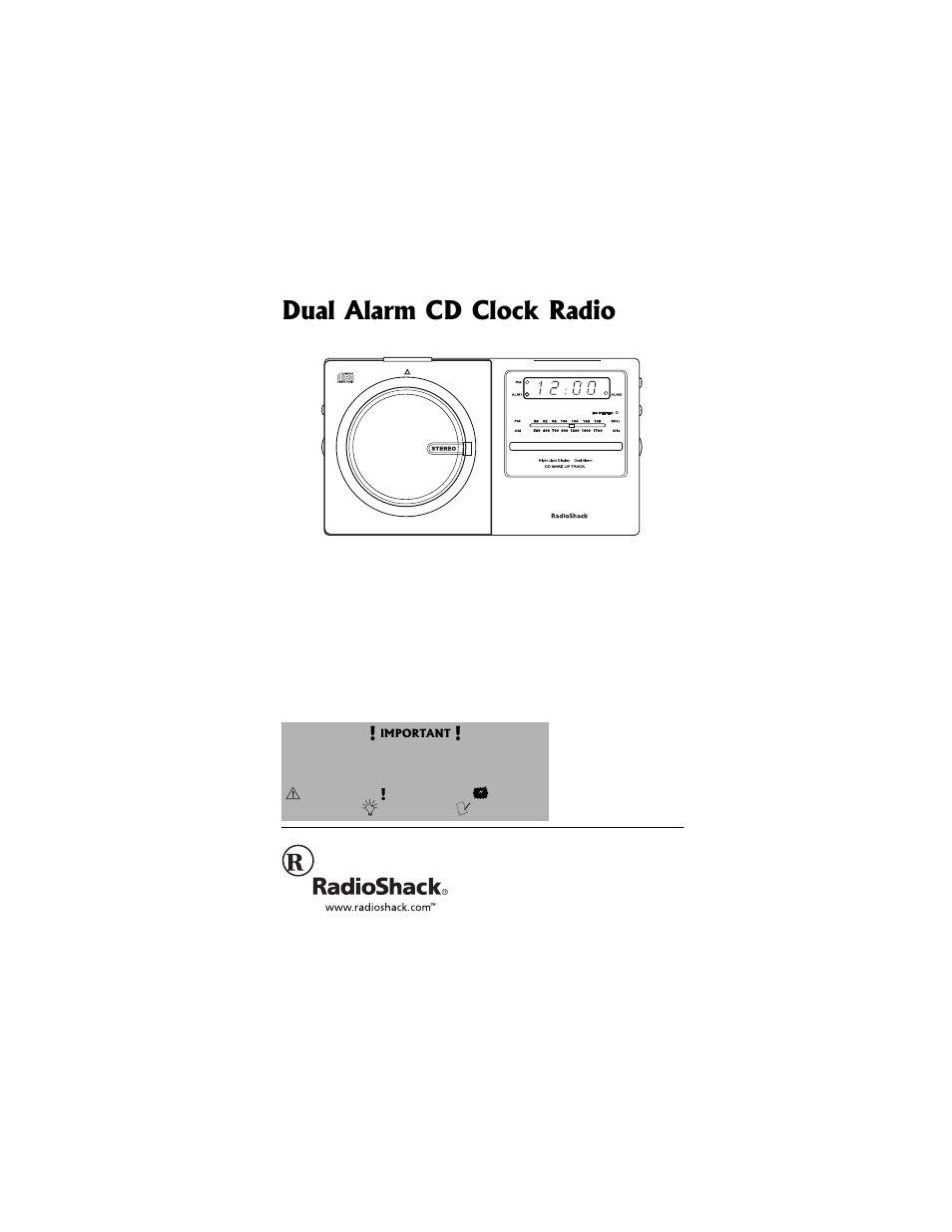 Radio Shack 12-1636 User Manual | 16 pages