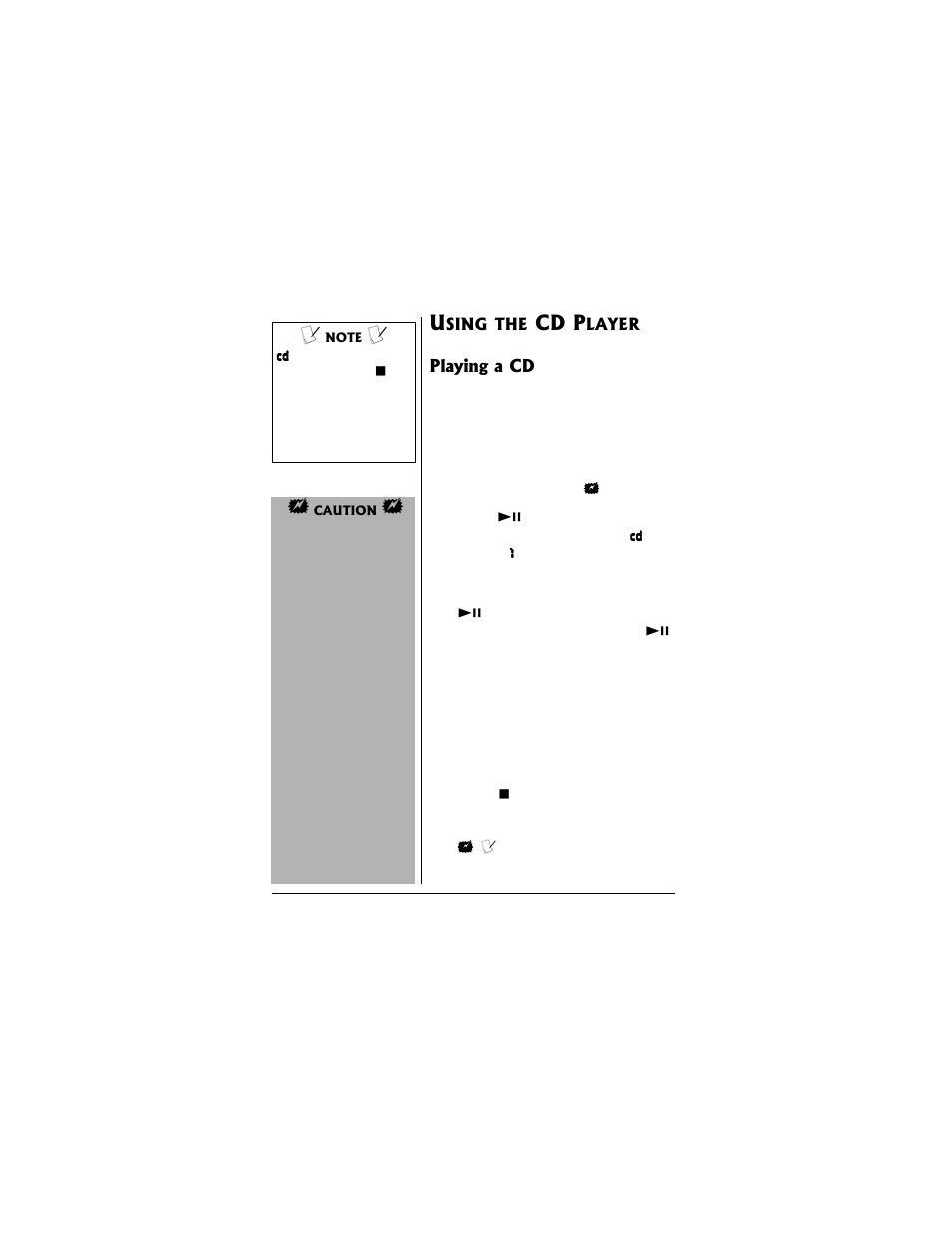Using the cd player | Radio Shack 12-1636 User Manual | Page 10 / 16