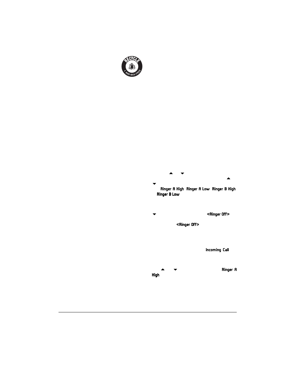 Setting the dialing mode, Turning the base’s ringer on and off, Setting the handset’s ringer tone/volume | Radio Shack Digital Answering System with Caller ID Deluxe and 2.4 GHz Digital Spread Spectrum Cordless Phone User Manual | Page 13 / 32