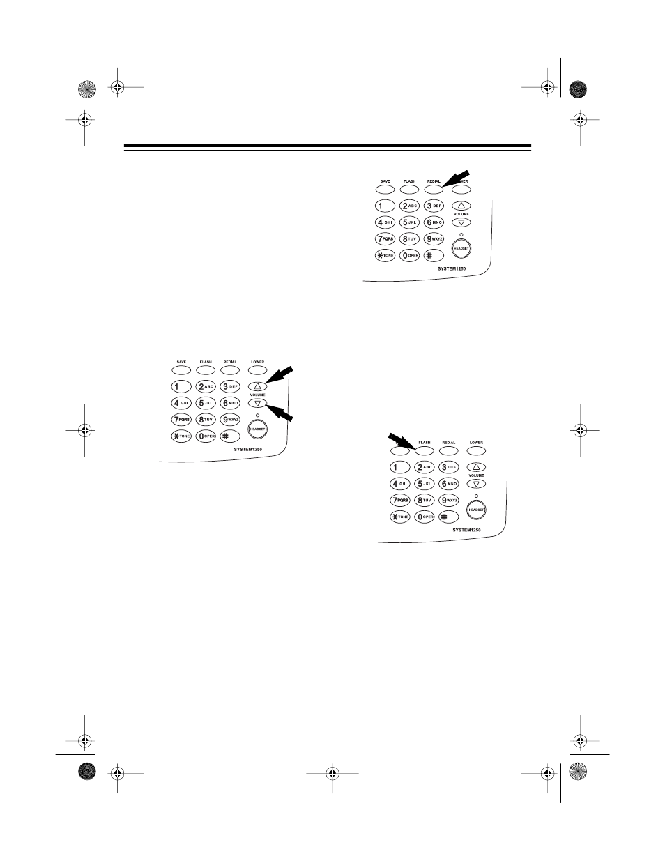 Telephone operation, Setting the handset’s volume, Using redial | Using flash | Radio Shack 1250 User Manual | Page 12 / 24