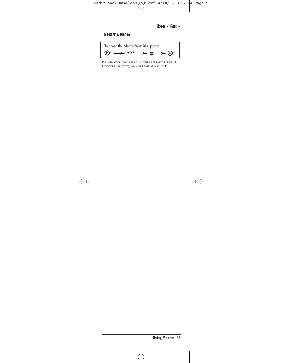 Radio Shack TOUCHSCREEN REMOTE User Manual | Page 35 / 62