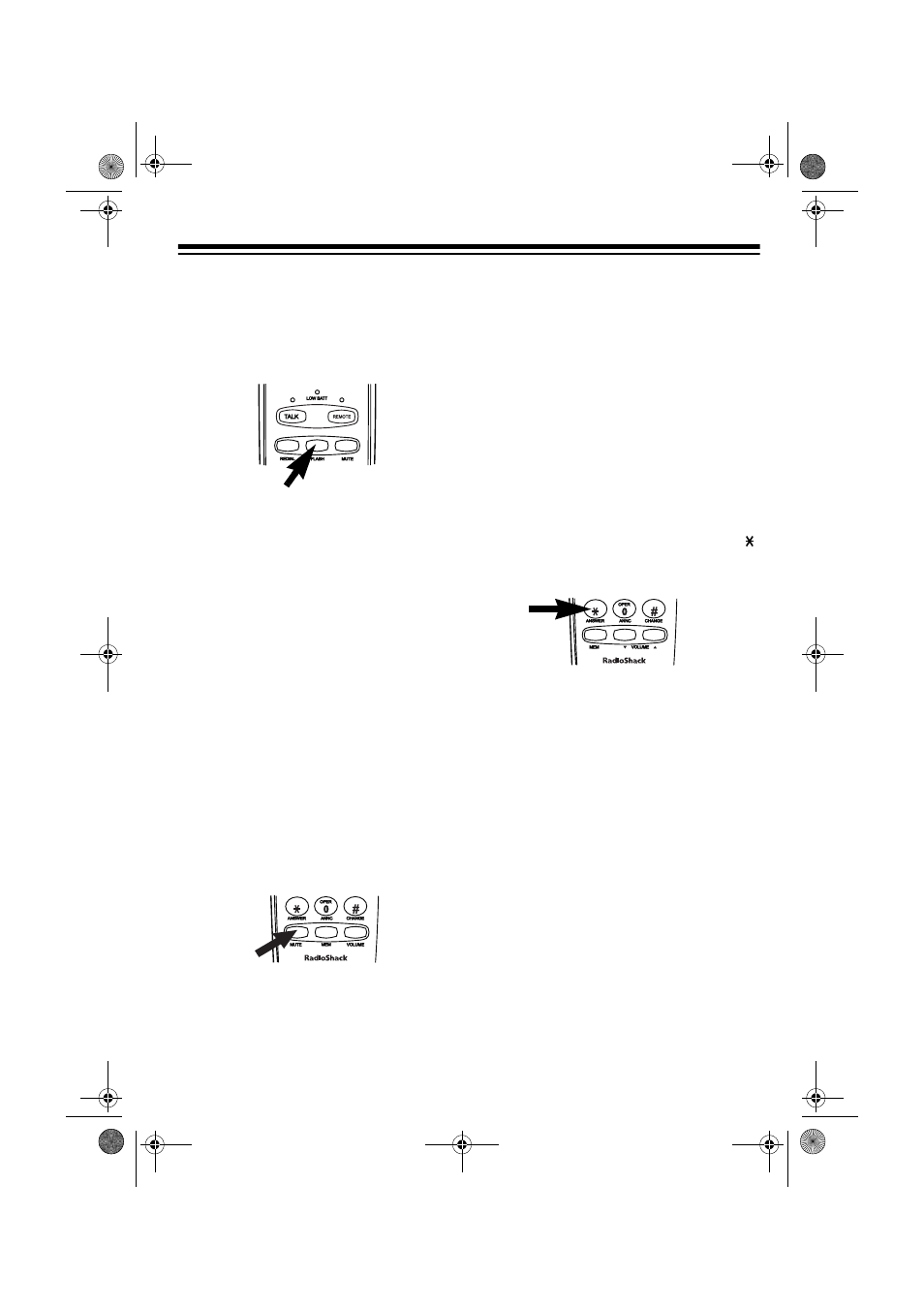 Using flash, Using mute, Using tone services on a pulse line | Radio Shack TAD-733 User Manual | Page 15 / 32