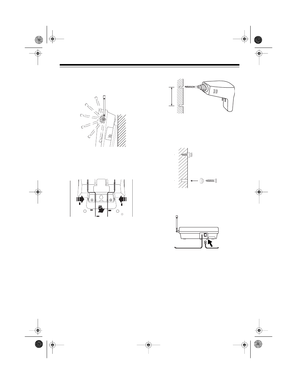 Mounting directly on the wall | Radio Shack TAD-1010 User Manual | Page 11 / 40